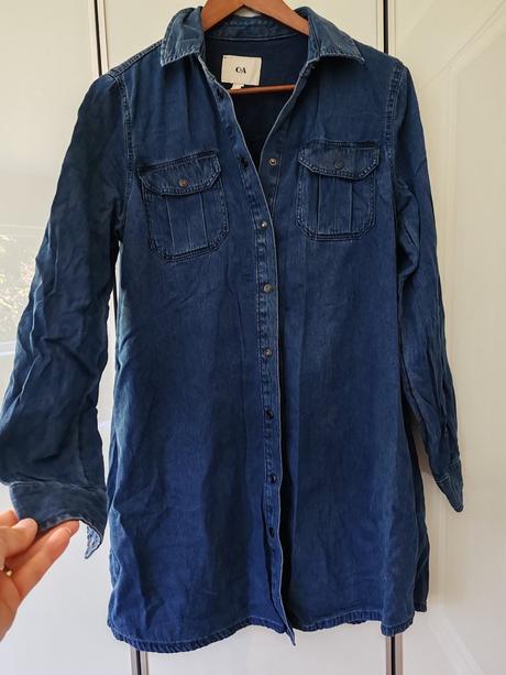 Džínsová košeľa, c&a,40