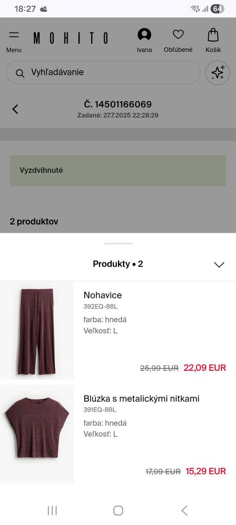 Čokoládový komplet mohito, mohito,l