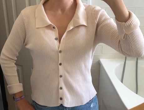 Béžový/krémový sveter s/m - 36/38, 36