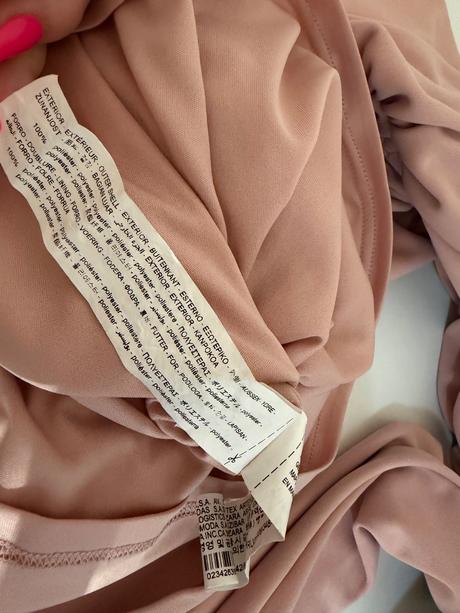 Zara pudrové riasené mini šaty, zara,s