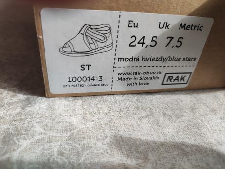 Papučky rak, rak,25