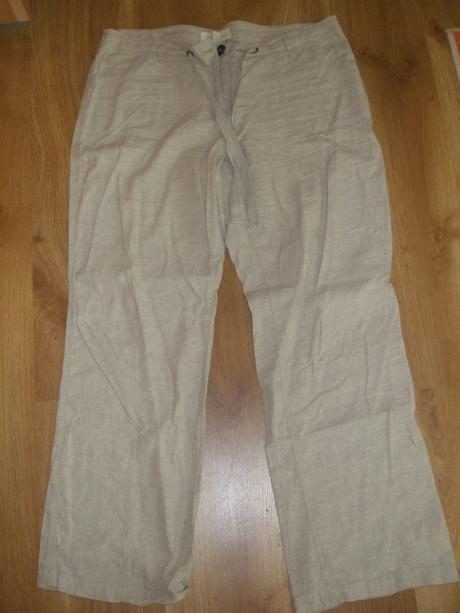 Ľanove nohavice, tesco,44