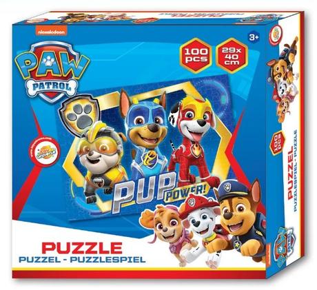 Puzzle 100 dielikov paw patrol power - skladom, 