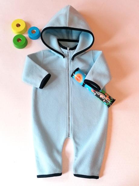 Baby world - praktický flícový overal, 62