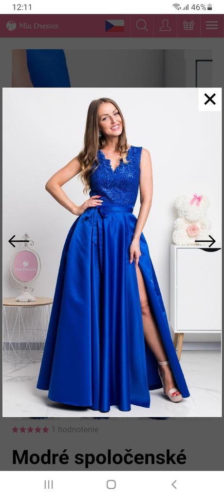 Nádherné satenove šaty s maxi sukňou, m