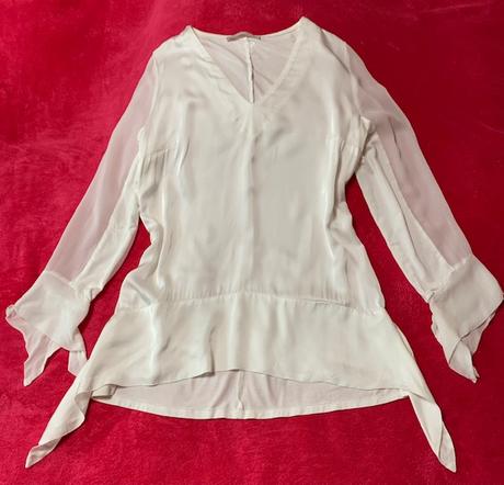 Asymetrická blúzka zn. magenta, m