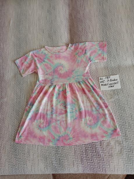 Dievčenské šaty zn.f&f veľ.7-8rokov, f&f,122