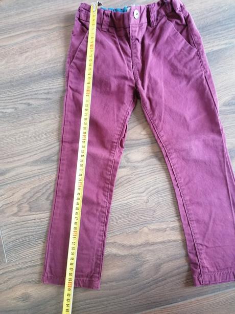 Bordové nohavice, next,98