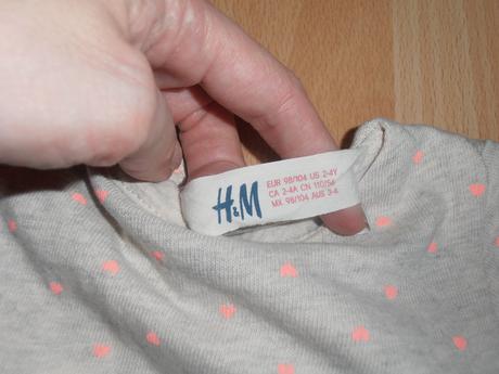 Šatky veľ.98/104, h&m,98