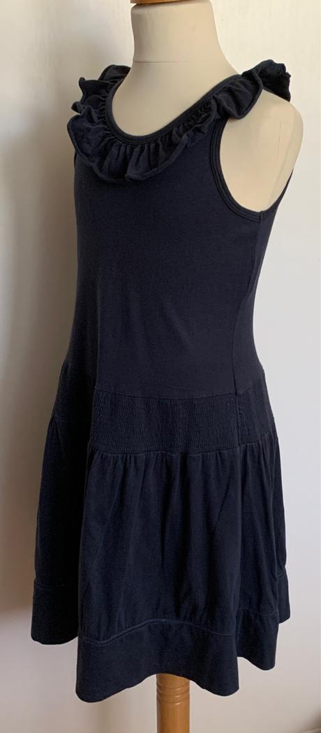 Benetton tmavomodré šaty, 128