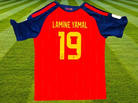 Dres lamine yamal spain world cup, adidas,152 / 158