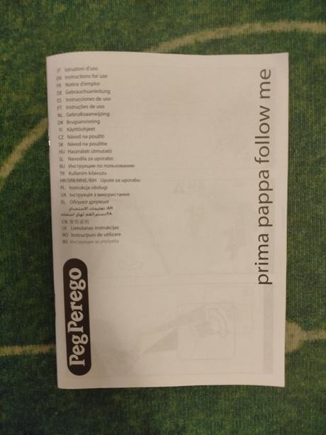 Peg pérego polohovateľná stolička+ nový mojkáč, peg-pérego