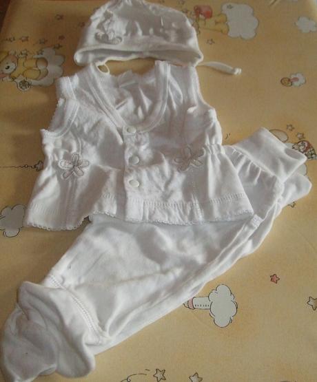 Komplet súpravička 56-62 + čiapka, richelieu,62