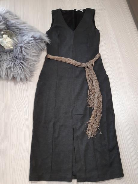 Super elastické business šaty, veľkosť 36-38, mango,36