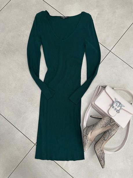 Zelené amisu šaty, amisu,s