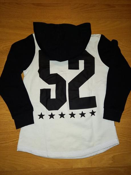 Čierno-biela mikina sanfran 146/152, c&a,146