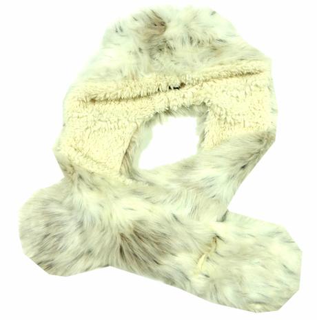 Chlpatá čiapka so šálom teplá, river island,134