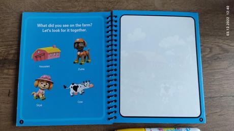 Paw patrol knižka na maľovanie, 