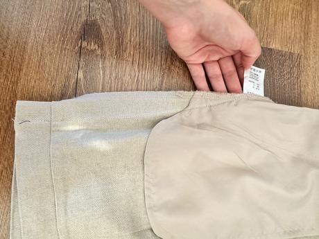 Béžové ľanové šortky, lindex,m