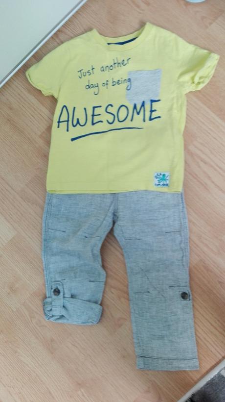 Komplet letny, h&m,98