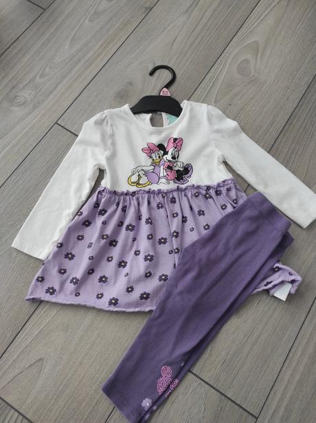 Súprava šaty+ leginy, disney,86