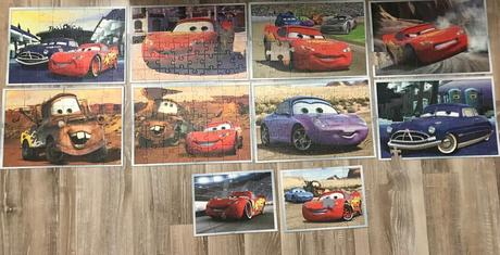 Puzzle cars 10in 1 ,darujem k nákupu, 