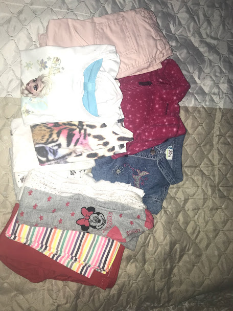 Balík oblečenia velkosť 110, 104–116