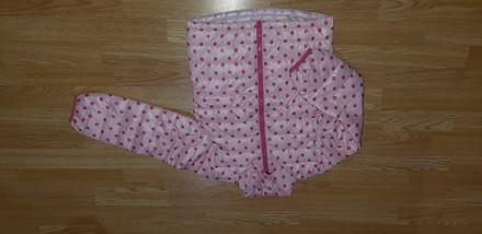 Prechodná bodkovaná bunda, h&m,128