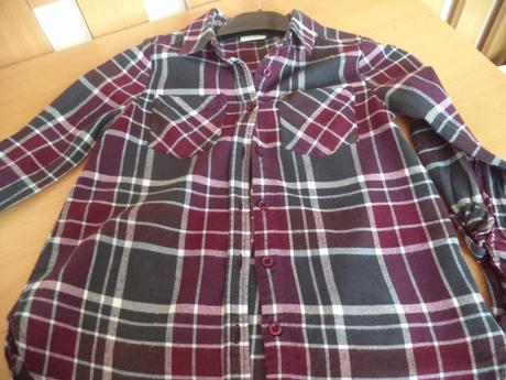 128 košeľa káro, f&f,128