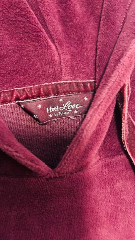 Teplakove saty velur, tchibo,s