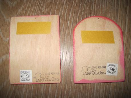 Drevená dekorácia na dvere 2ks, 