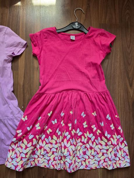 2x šaty, h&m,128