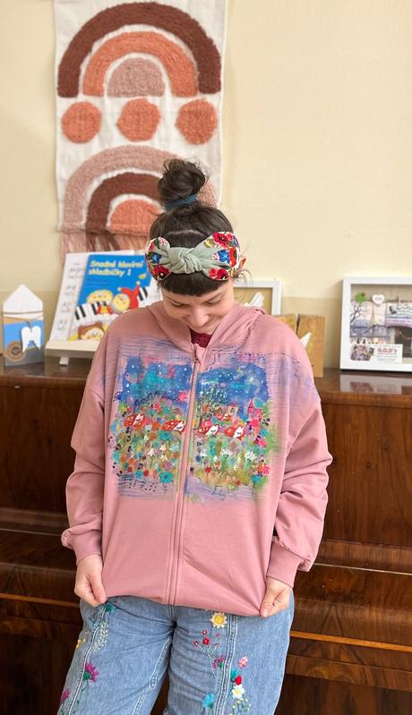 Zľava mikina v lese farebnom, 170 / m / s