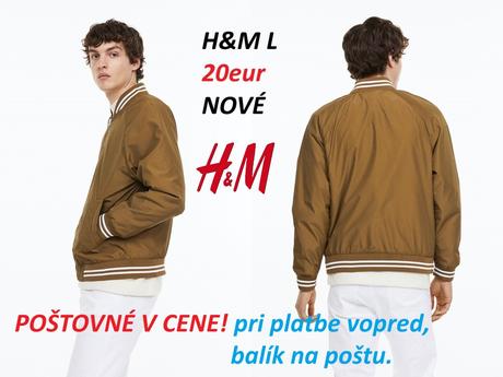 Zimná bunda hm, bombéra hm, h&m,l