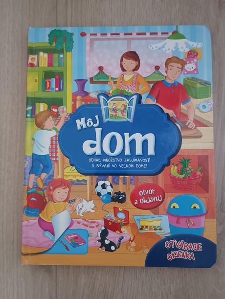 Veľká kniha s otváracími okienkami môj dom, 
