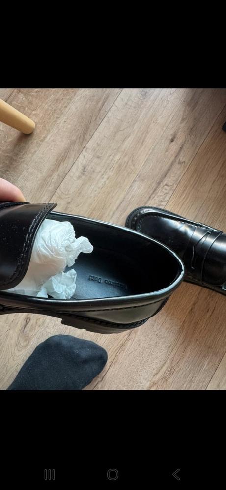 Dokonalé čierne mokasíny massimo dutti, 38