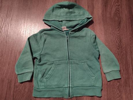 Zelená mikina, h&m,92
