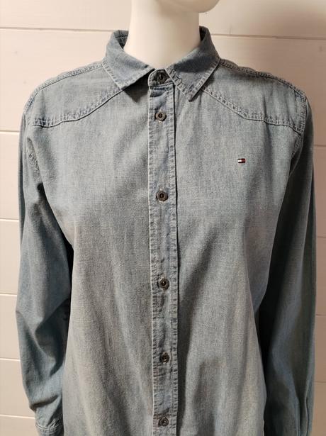 Riflová košela, tommy hilfiger,xl