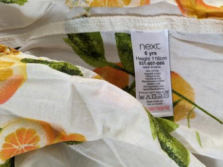 Vzdušné šaty s potlačou citrusov, next,116