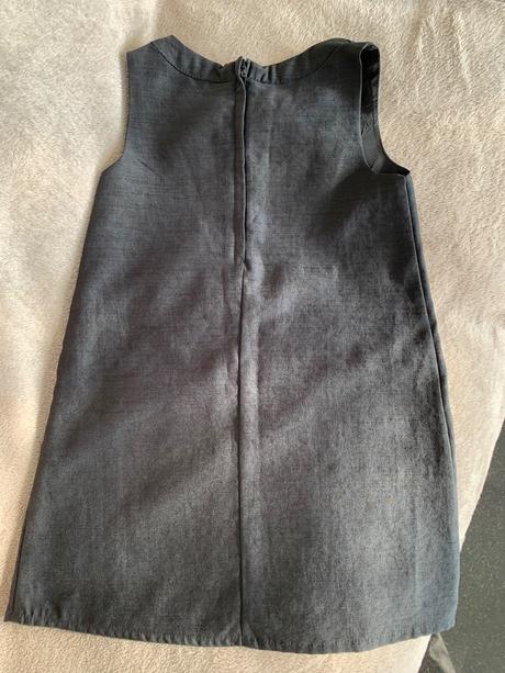 H&m cierne jemne lesklé šaty vel. 5-6, h&m,116