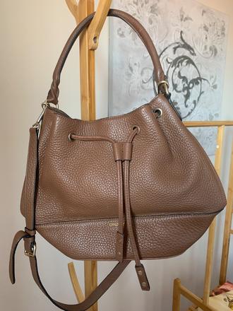 Kožená kabelka - vak dkny, dkny