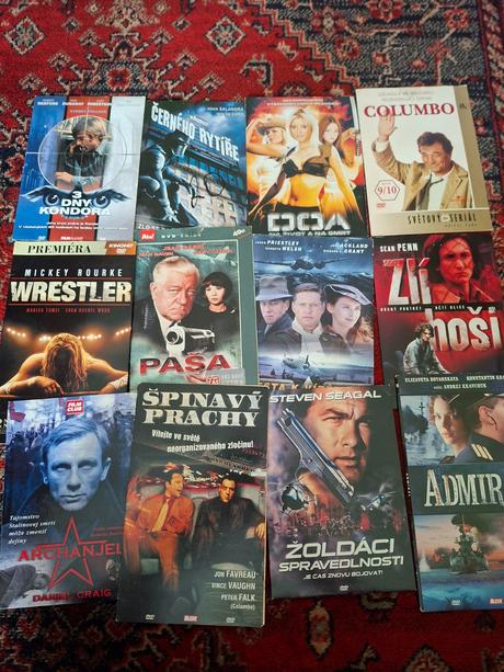 Rôzne dvd filmy,