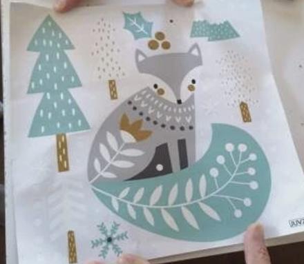 Vianocne nalepky na okno,