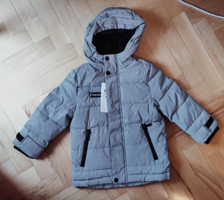 Detská zimná bunda celoreflexná, staccato,92