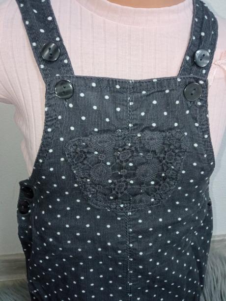 Dievčenské bodkované šaty topomini (86), topomini,86