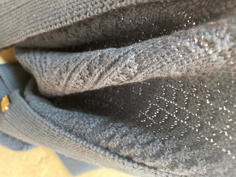 Deka z bio bavlny modra, 