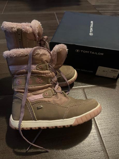 Zateplené zimne topánky tom tailor veľkosť 30, tom tailor,30