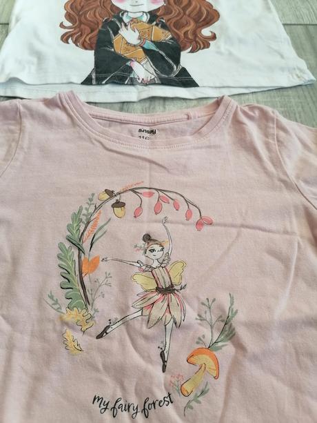 Ružové tričko s krajkou - 116 sinsay, sinsay,116