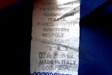 Modrá blúzka na ramienka, v. 2xl, xxl