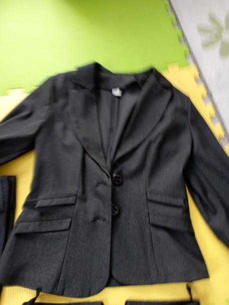 3dielny komplet, sako, sukňa, nohavice, s